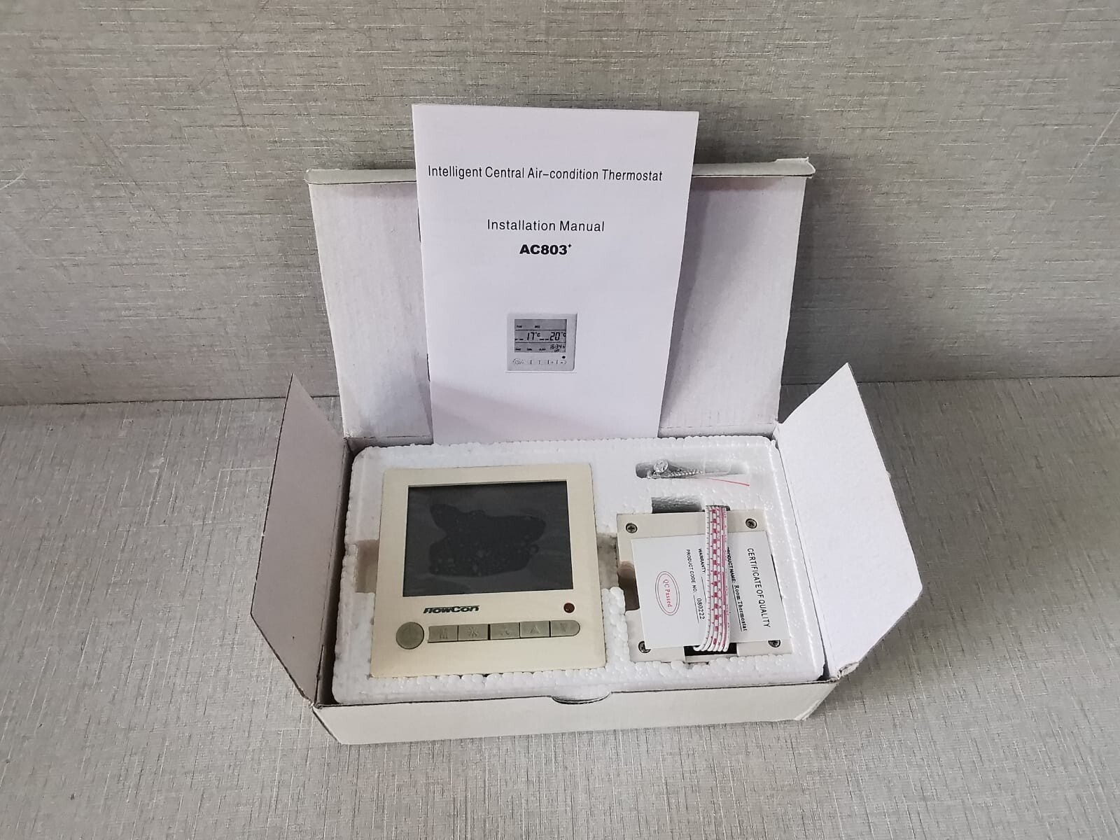 Flowcon AC803 Flowcon AC803 (ON/OFF) LCD Room Thermostat 2