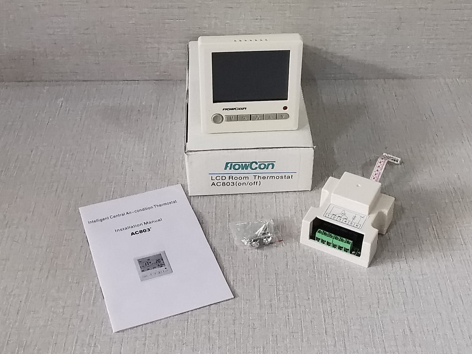 Flowcon AC803 (ON/OFF) LCD Room Thermostat