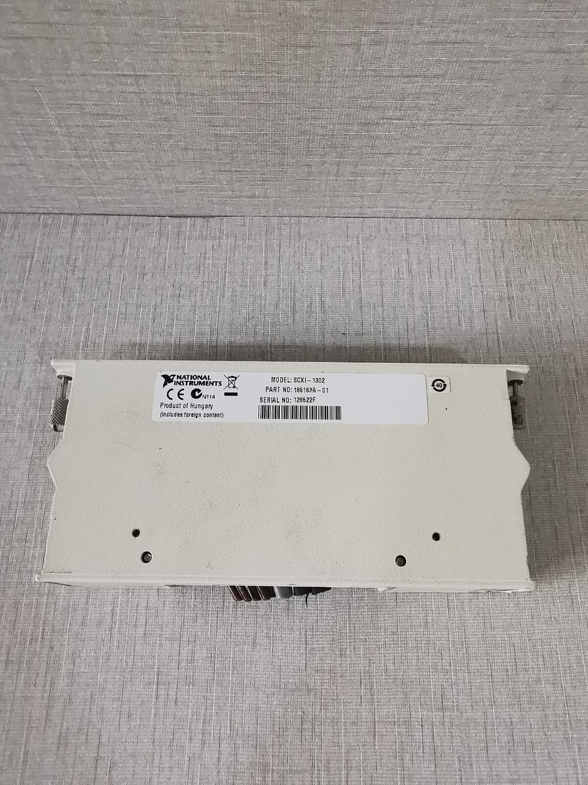National Instruments 185163A-01 NATIONAL INSTRUMENT NI-SCXI-1302 185163A-01 WITHOUT COVER 6