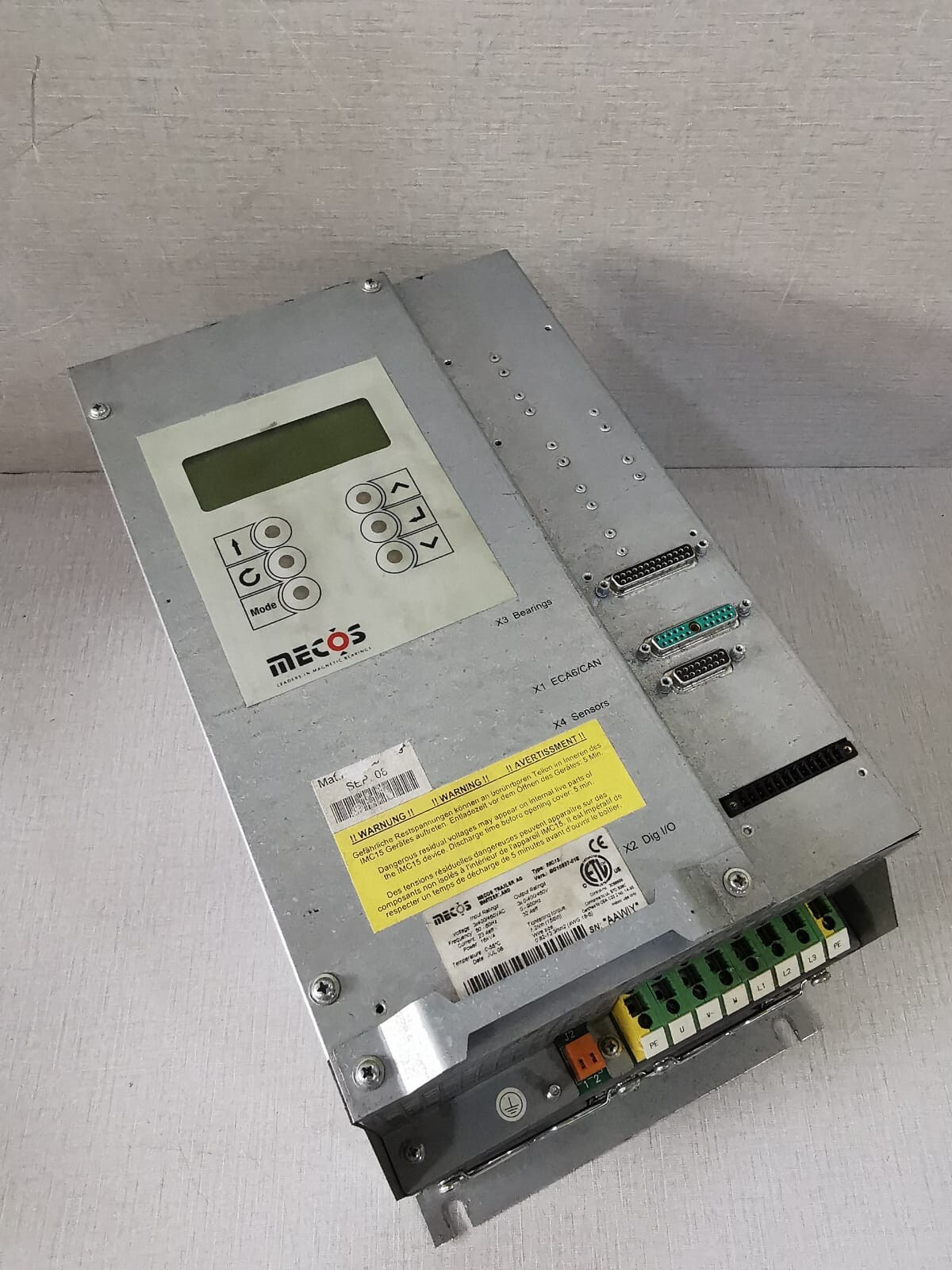 MECOS BG10873-01E MECOS IMC15 VERS.BG10873-01E 3X400/460VAC 50/60Hz INVERTER 4