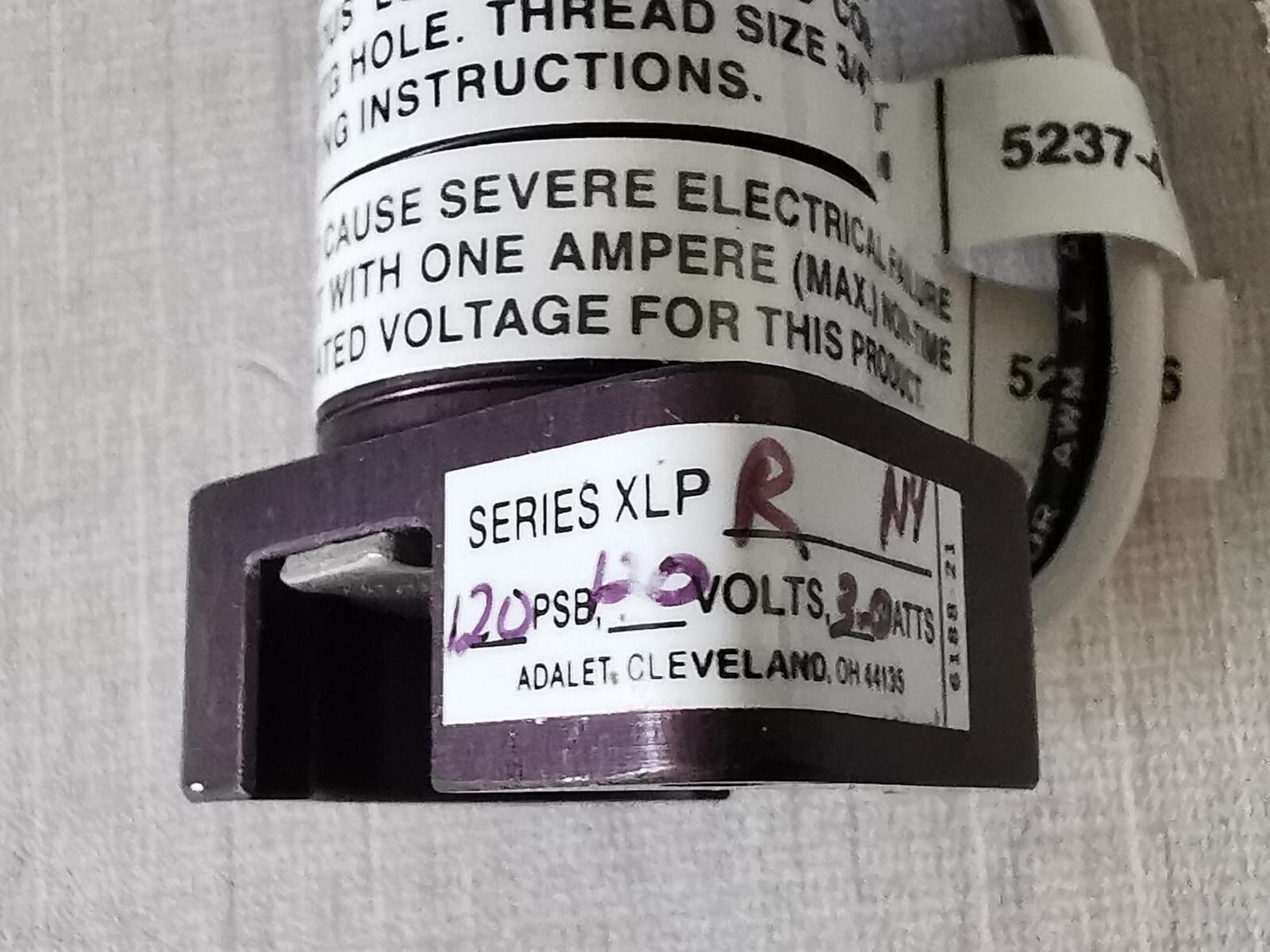 Adalet XLPR120V ADALET SERIES XLP R Long Series EXPLOSION PROOF XLPR (120V) 4