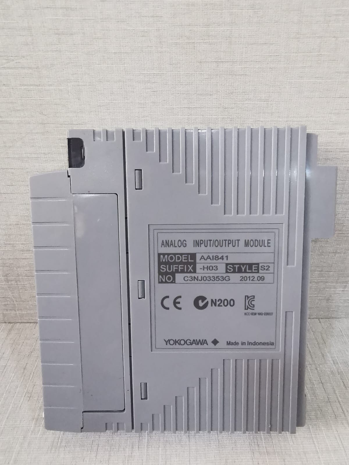Yokogawa AAI841-H03 AAI841 YOKOGAWA AAI841-H03 STYLE S2 ANALOG INPUT/OUTPUT MODULE WITH ATK4A-00 S1 5