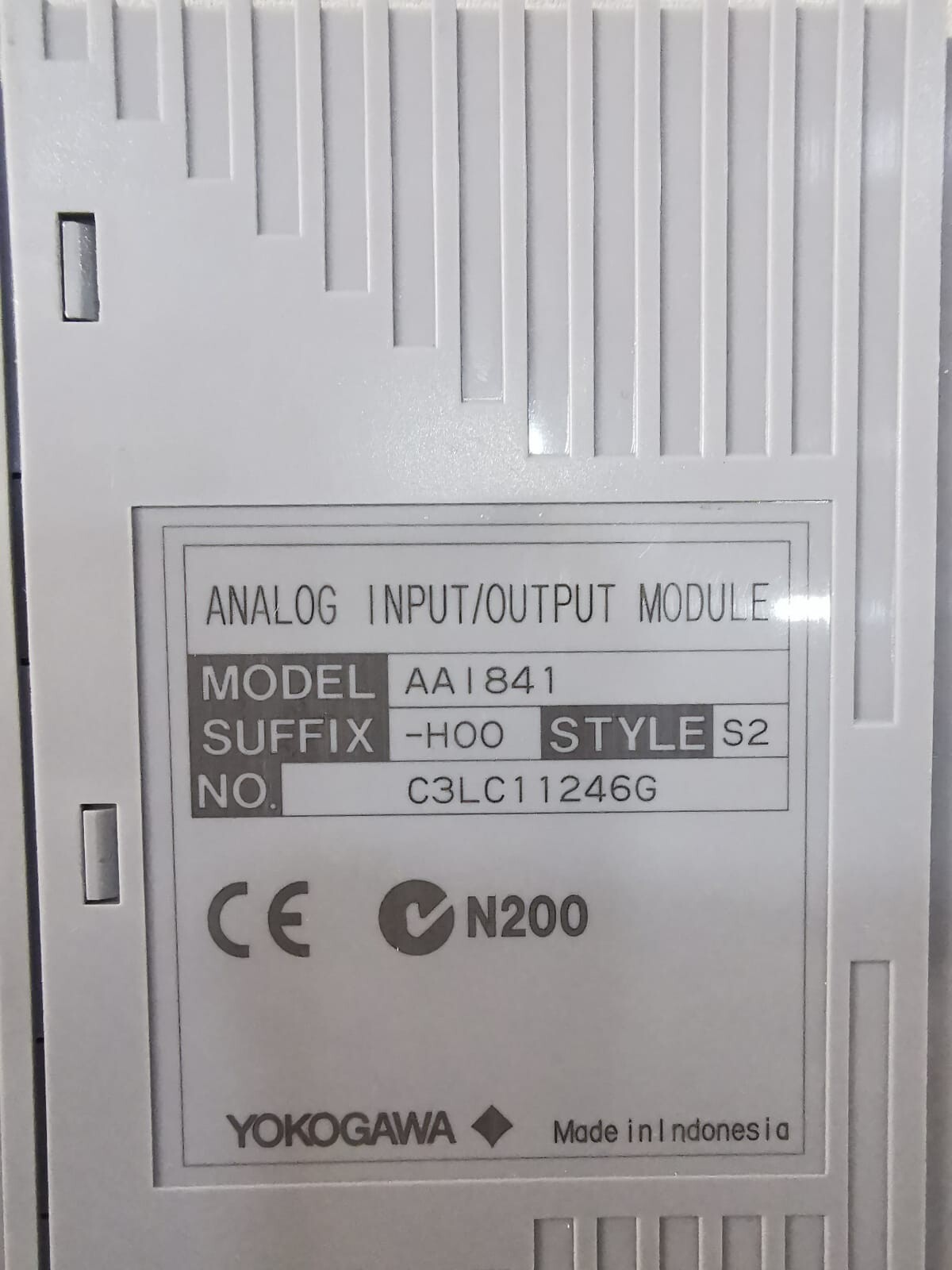 Yokogawa AAI841-H00 AAI841 YOKOGAWA AAI841-H00 STYLE S2 ANALOG INPUT/OUTPUT MODULE WITH ATK4A-00 S1 4