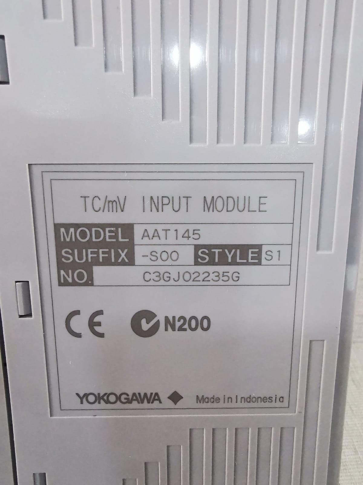 Yokogawa AAT145-S00 AAT145 YOKOGAWA AAT145-S00 STYLE S1 TC/MV INPUT MODULE 5