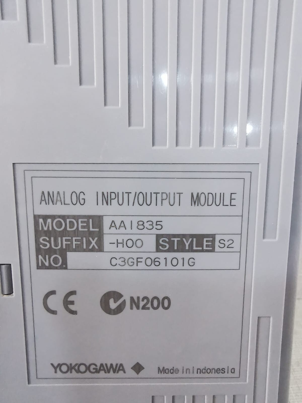 Yokogawa AAI835-H00 AAI835 YOKOGAWA AAI835-H00 STYLE S2 ANALOG INPUT/OUTPUT MODULE 4