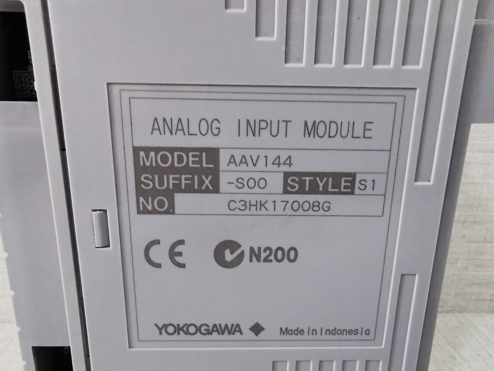 Yokogawa AAV144-S03 S1 YOKOGAWA AAV144-SOO S1 ANALOG INPUT MODULE 6