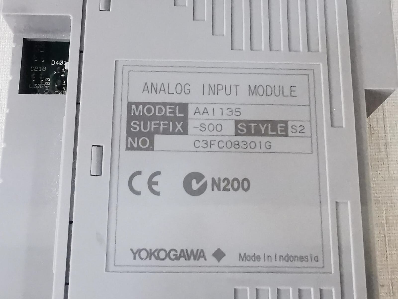 Yokogawa AAI135-S00-S2 YOKOGAWA AAI135-S00-S2 ANALOG INPUT MODULE 8