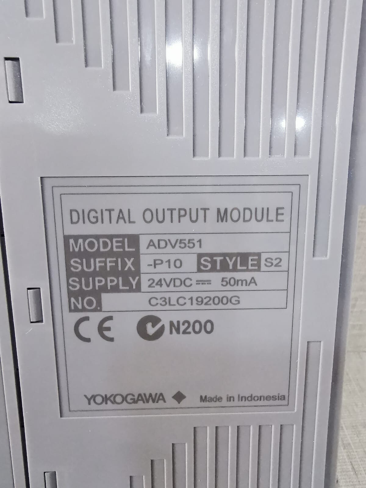 Yokogawa ADV551-P10 STYLE S2 ADV551 YOKOGAWA ADV551-P10 STYLE S2 DIGITAL OUTPUT MODULE W/ ATD5A-00 S1 4