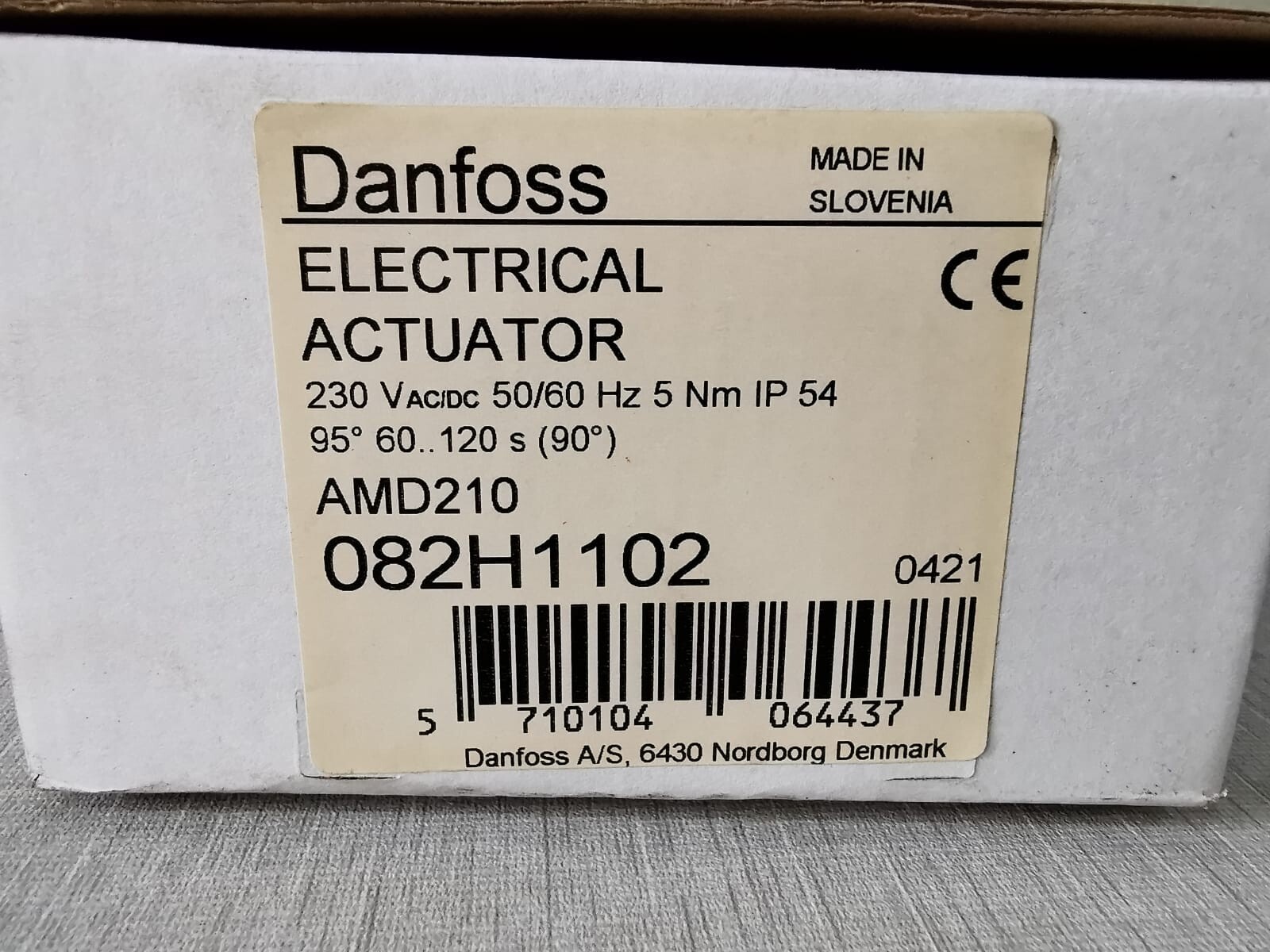 Danfoss 082H1102 Danfoss AMD 210 Electrical Actuator 082H1102 10