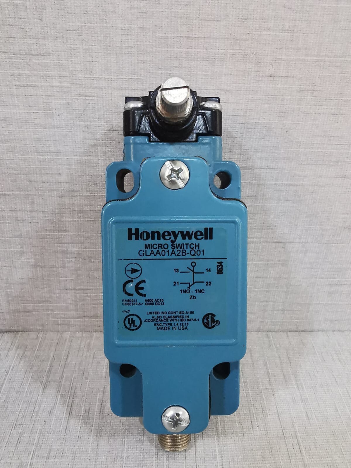 HONEYWELL GLAA01A2B-Q01 MICRO SWITCH