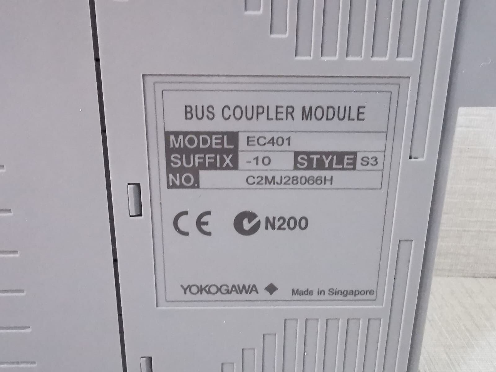 Yokogawa EC401-10 S3 Yokogawa EC401 10 S3 EC401 10 S3 BUS Coupler Module 6