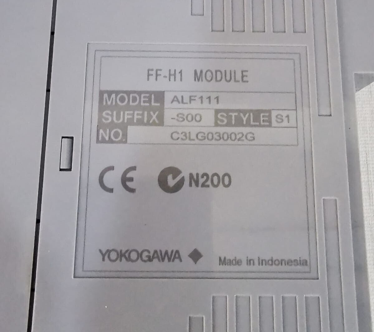 Yokogawa ALF111-S00 S1 Yokogawa ALF111 S00 S1 ALF111 S00 S1 Foundation Fieldbus H1 Module 7