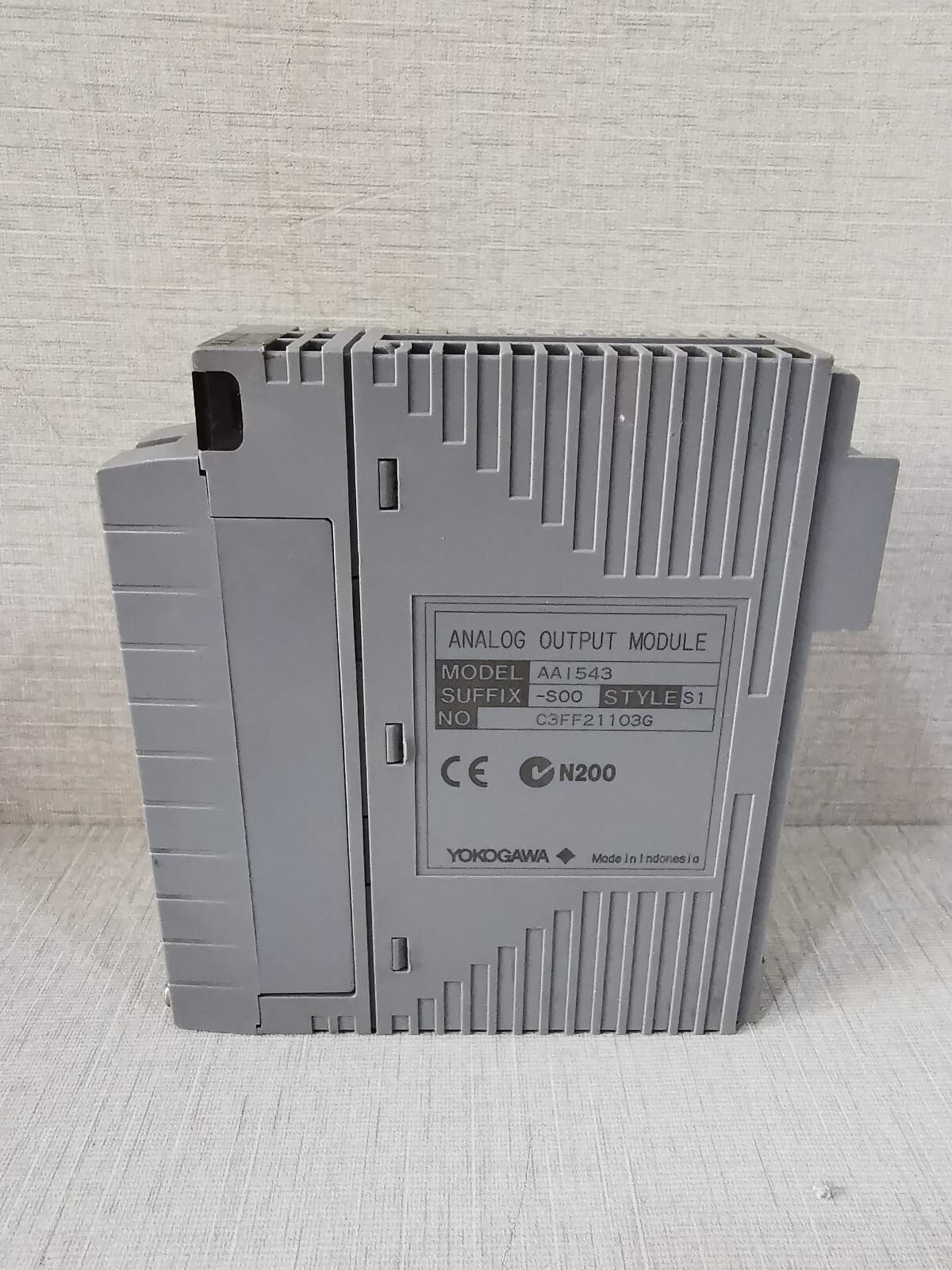 Yokogawa AAI543-SOO S1 YOKOGAWA AAI543-SOO S1 WITH ATK4A-00 S1 ANALOG OUTPUT MODULE 7