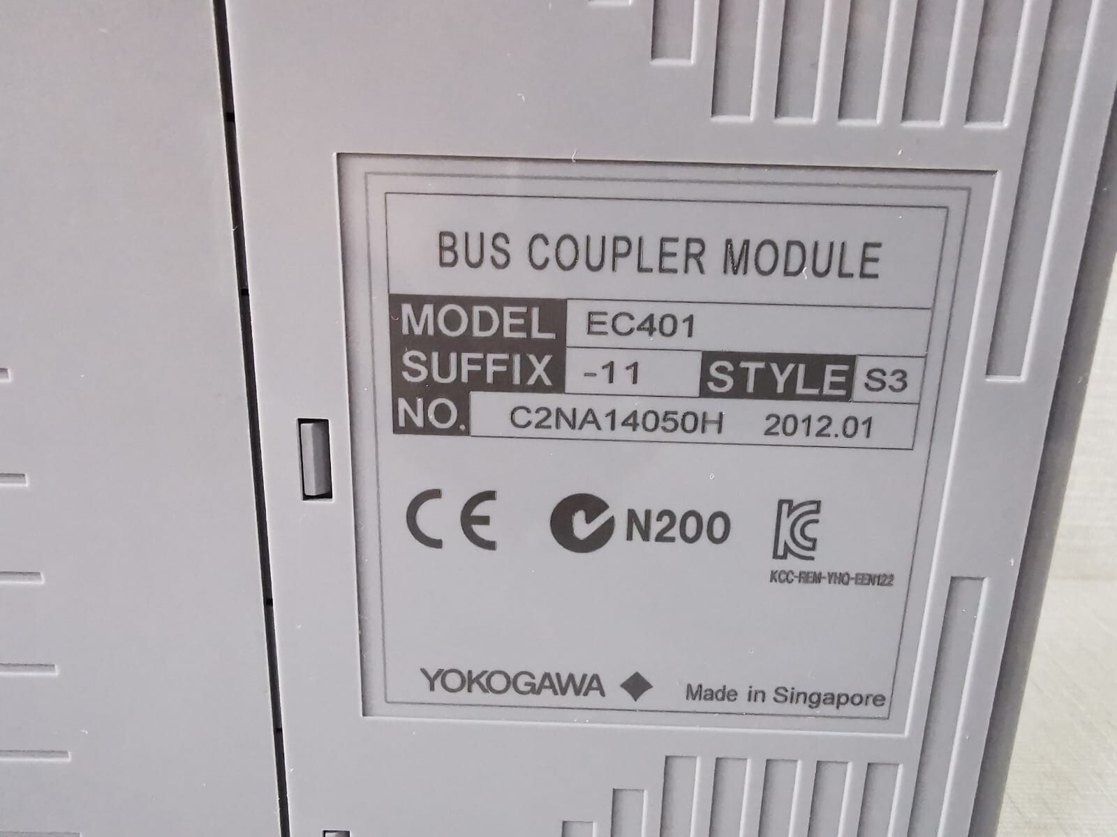 Yokogawa EC401-11 S3 YOKOGAWA EC401-11 S3 BUS COUPLER MODULE 6