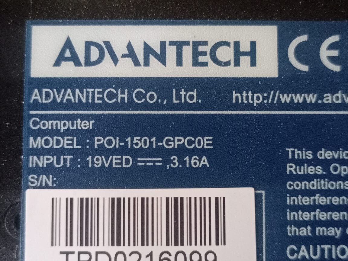 Unbranded POI-1501-GPC0E Advantech POI-1501-GPC0E Pacific Controls 6