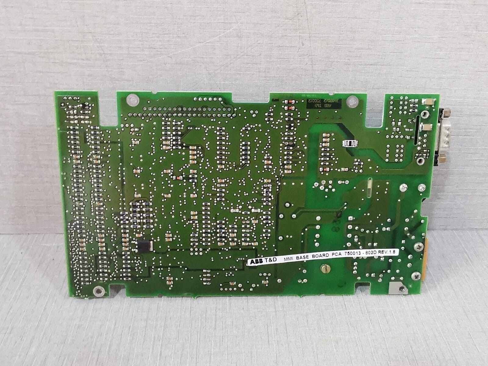 ABB 750012 76070/2 ABB T&D MMI Base board PCA 750013-802D REV-1.8 750012 76070/2 8