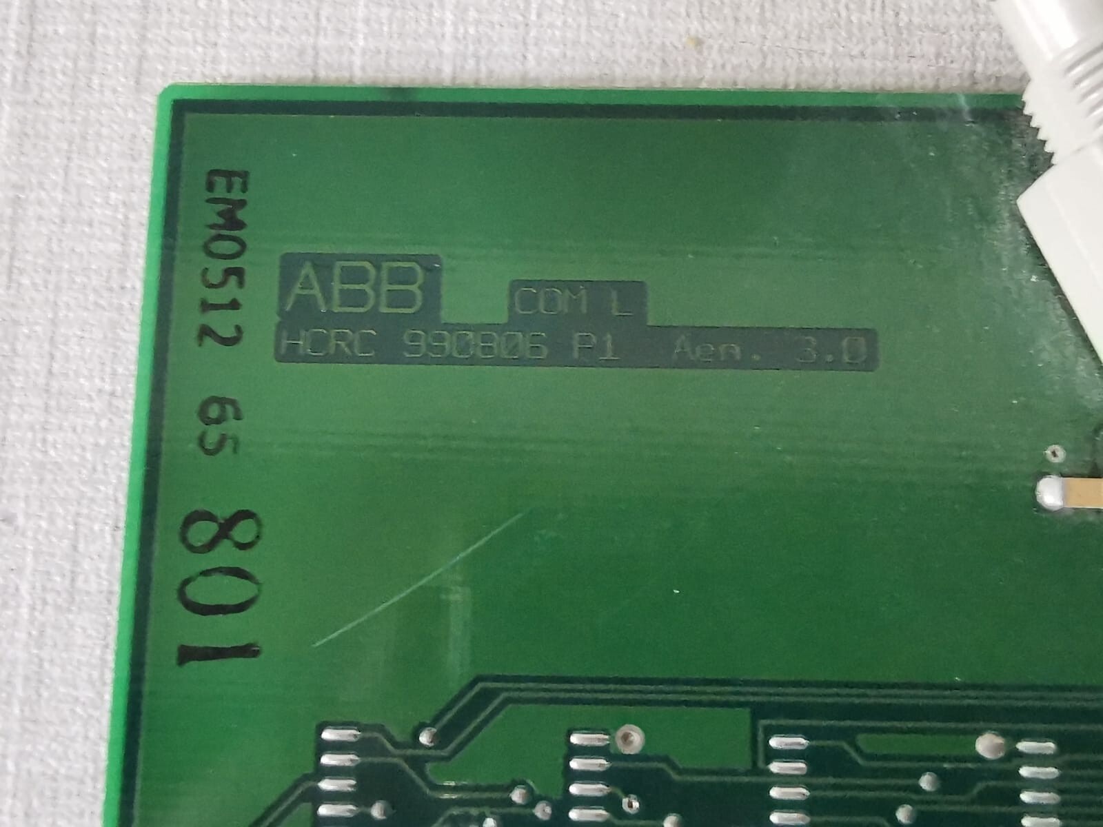 ABB REF542PLUS ABB COM I-L BOARD 750071/801 REV 1.8 PCB Board for REF542plus Base Unit 8