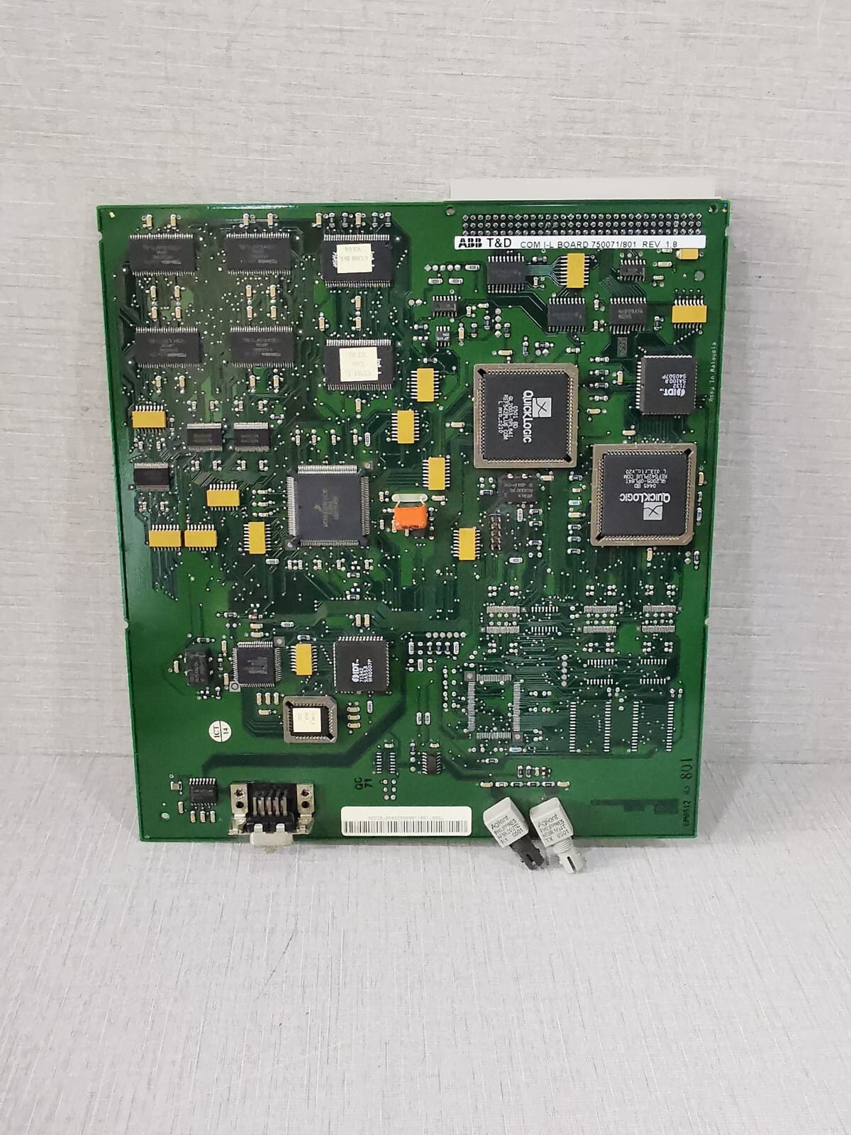 ABB COM I-L BOARD 750071/801 REV 1.8 PCB Board for REF542plus Base Unit