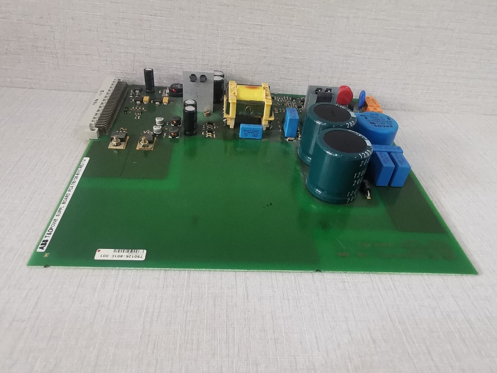 ABB 750126-801C ABB POWER SUPPLY BOARD 750126-801C REV 1.4 PCB Board for REF542plus Base Unit 8