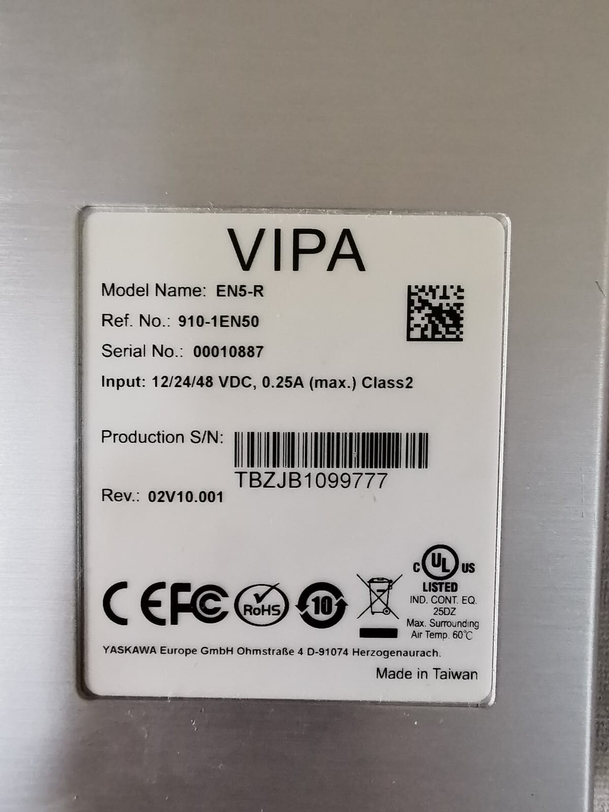 VIPA 910-1EN50 VIPA EN5-R Industrial Switch 910-1EN50 2