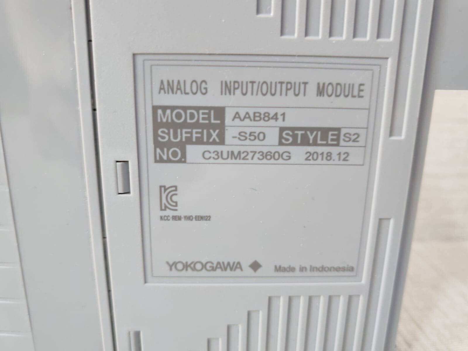Yokogawa AAB841-S50 S2 YOKOGAWA AAB841-S50 S2 WITH ATM4A-00 S1 ANALOG I/O MODULE 8