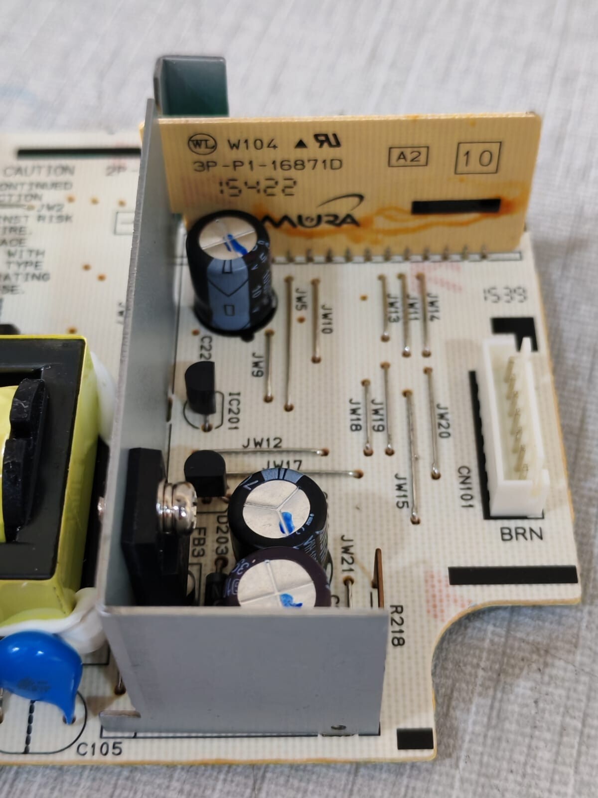 TAMURA 2P-P1-16839E/1 TAMURA 2P-P1-16839E/1 POWER SUPPLY PCB CARD 5