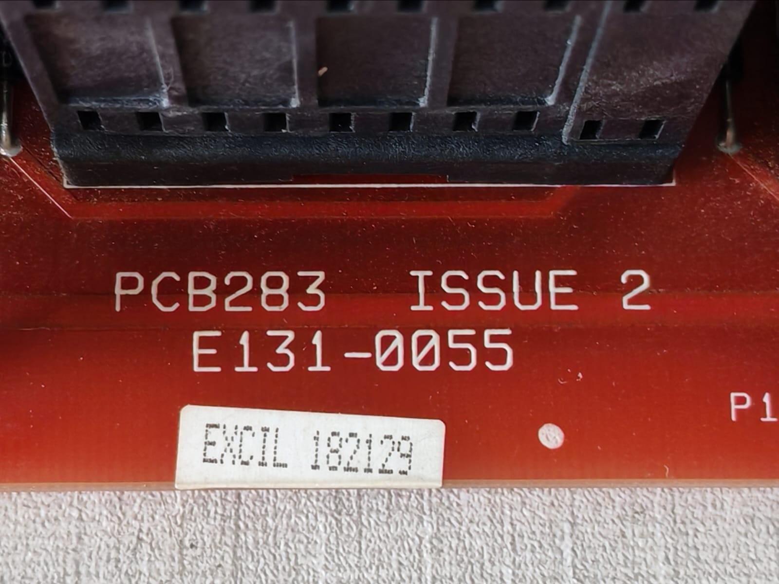 Harrison PCB283 ISSUE 2 E131-0055 HARRISON ALPHA 400 I/O BOARD PCB283 ISSUE 2 E131-0055 2