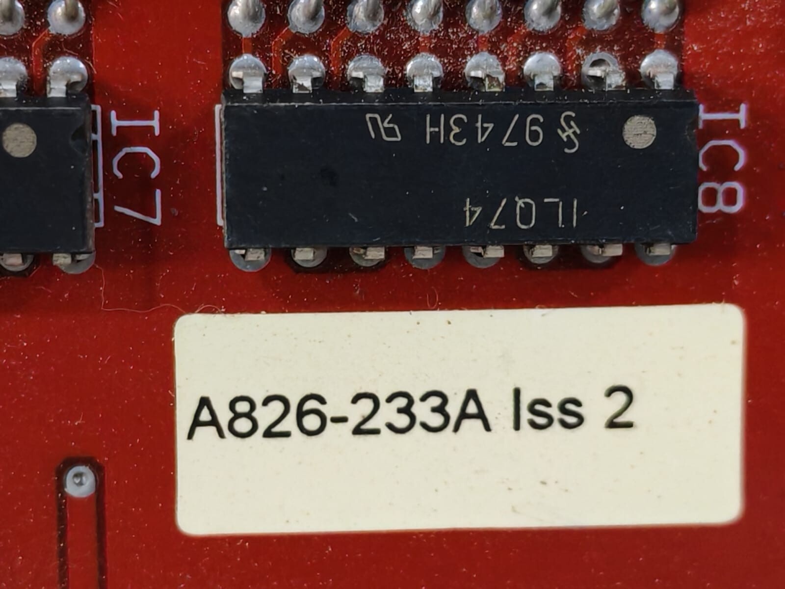 Harrison PCB283 ISSUE 2 E131-0055 HARRISON ALPHA 400 I/O BOARD PCB283 ISSUE 2 E131-0055 3