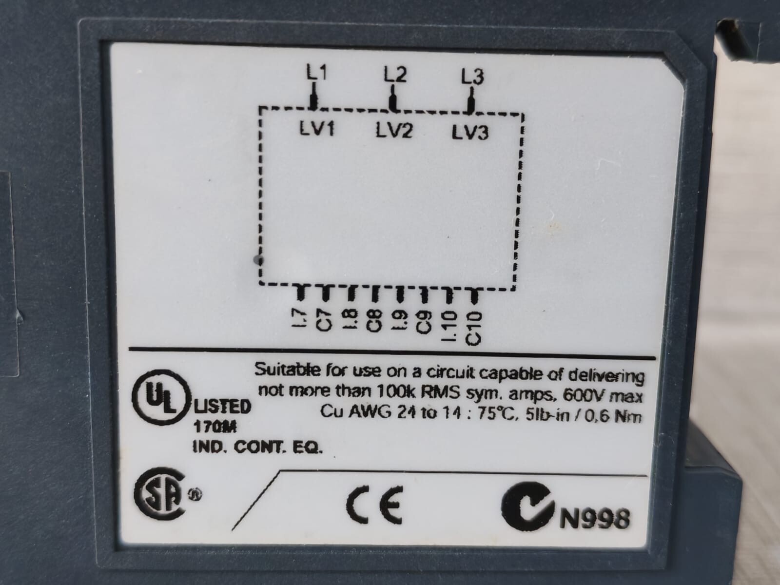 Telemecanique LTMEV40FM TELEMECANIQUE BY SCHNEIDER ELECTRIC LTMEV40FM EXPANSION MODULE 7