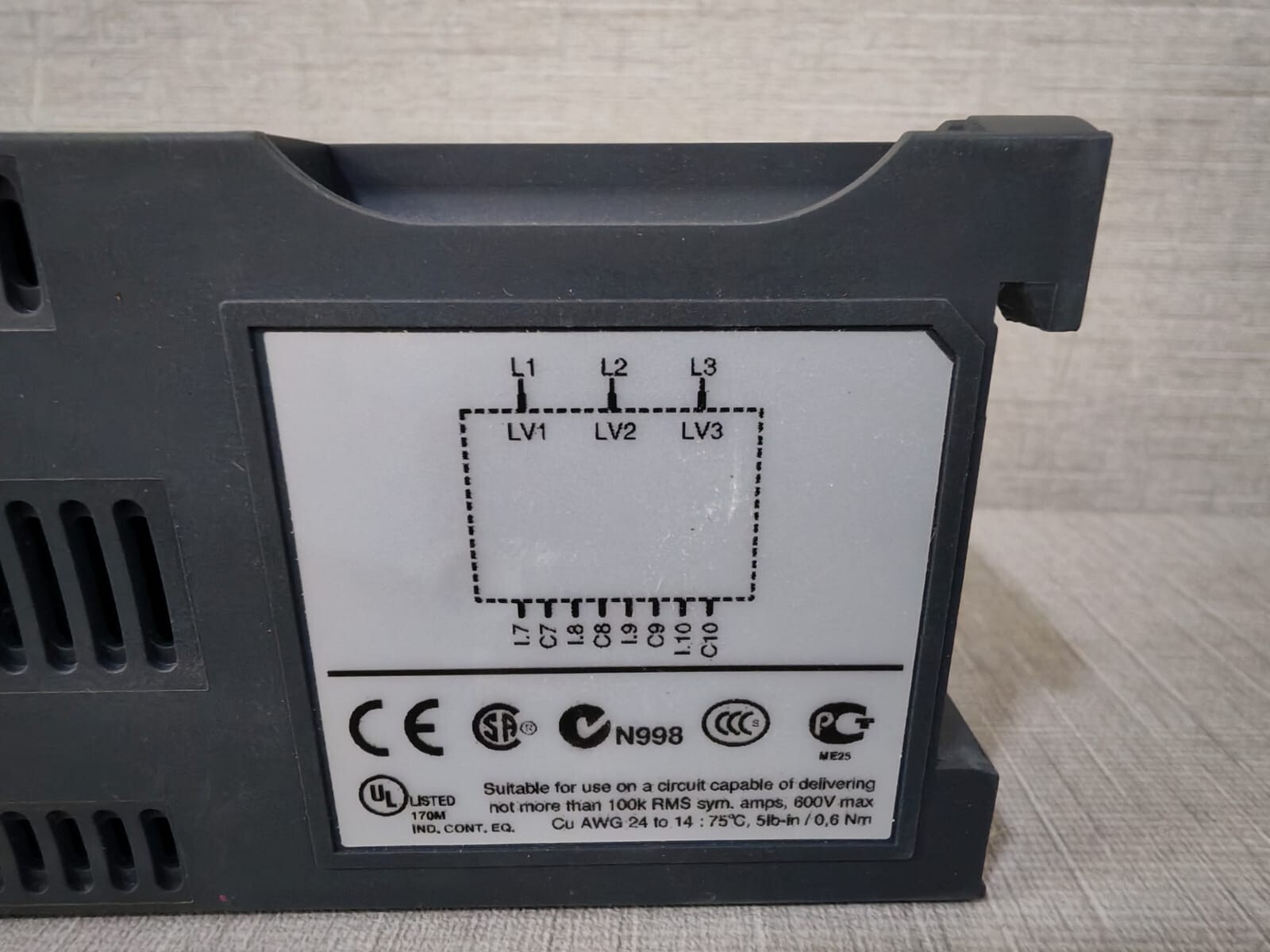 TELEMECANIQUE BY SCHNEIDER LTMEV40FM TELEMECANIQUE BY SCHNEIDER ELECTRIC LTMEV40FM EXPANSION MODULE 6