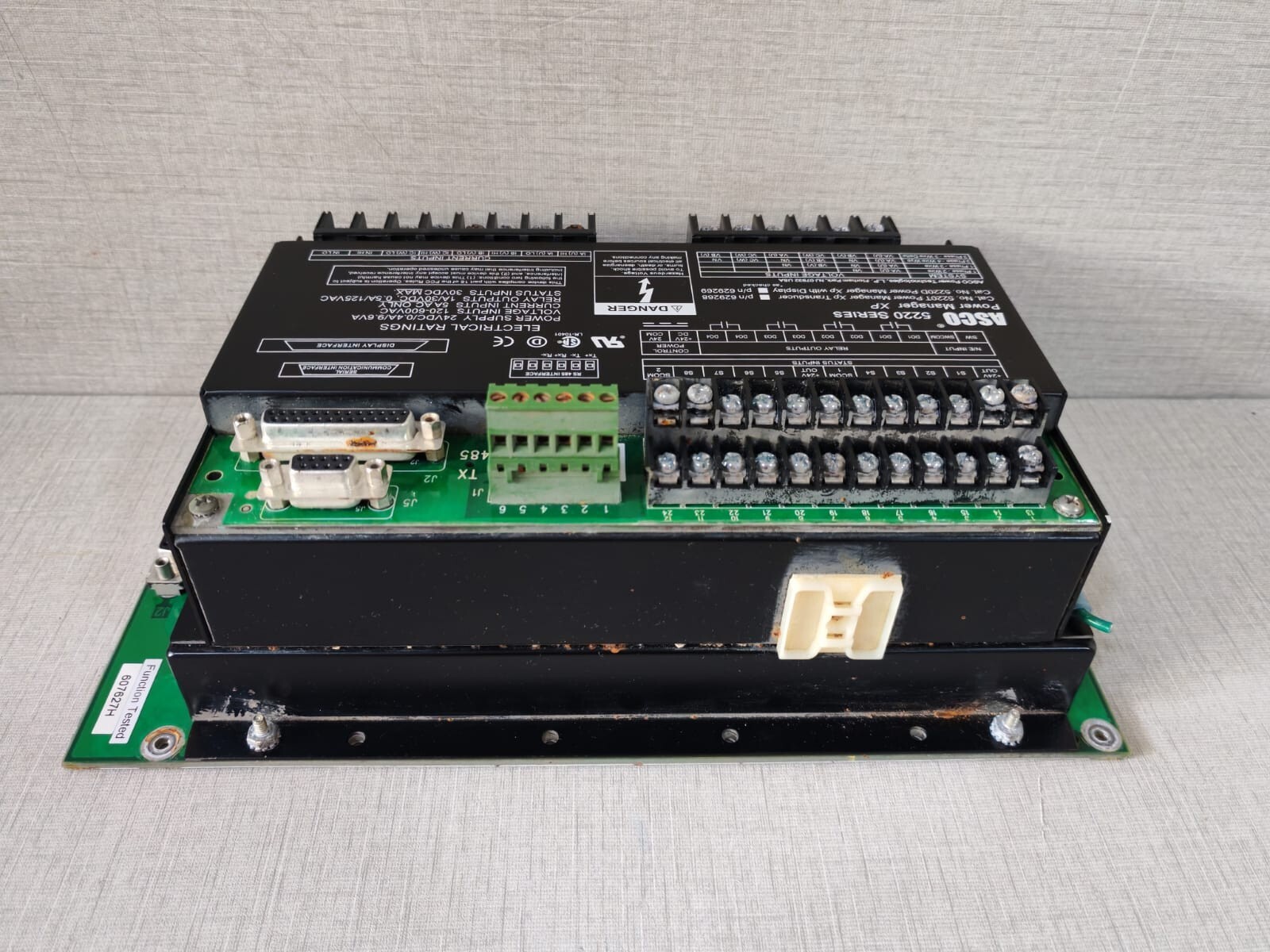 ASCO ASCO 5220 ASCO 5220 Power Manager xP with Display, 5200 Series -. Check Properly Photos for the Condition. With slightly Dirt insdide LED Screen Display, with Minimal Rusty Parts 9