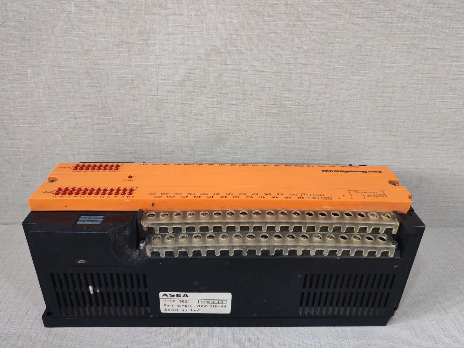 ASEA 020 7650 018-44 DSPX 3621 FA40ER-ES ASEA MASTERPIECE 020 7650 018-44- WITH DAMAGED/BURNED PART 5