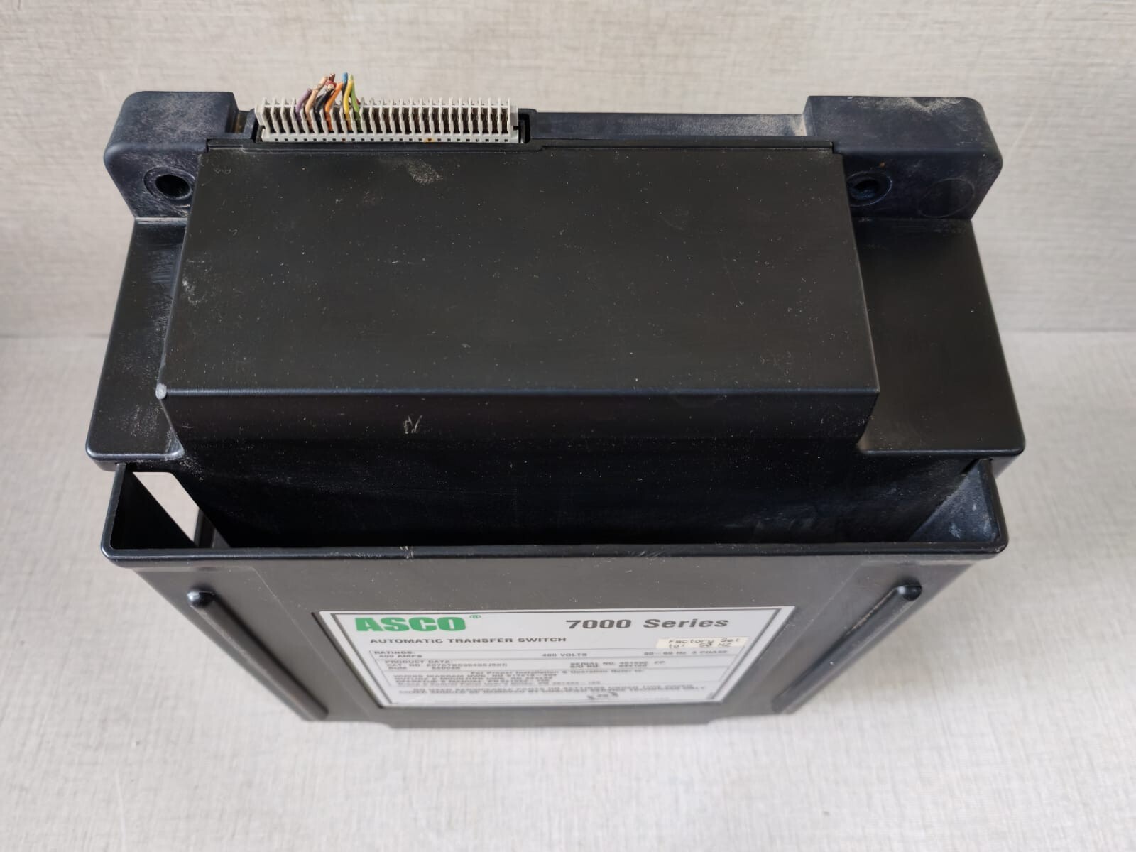 ASCO E07ATBC30400J5XC Asco 7000 Series E07ATBC30400J5XC Automatic Transfer Switch, NO Accessory (400A) 9