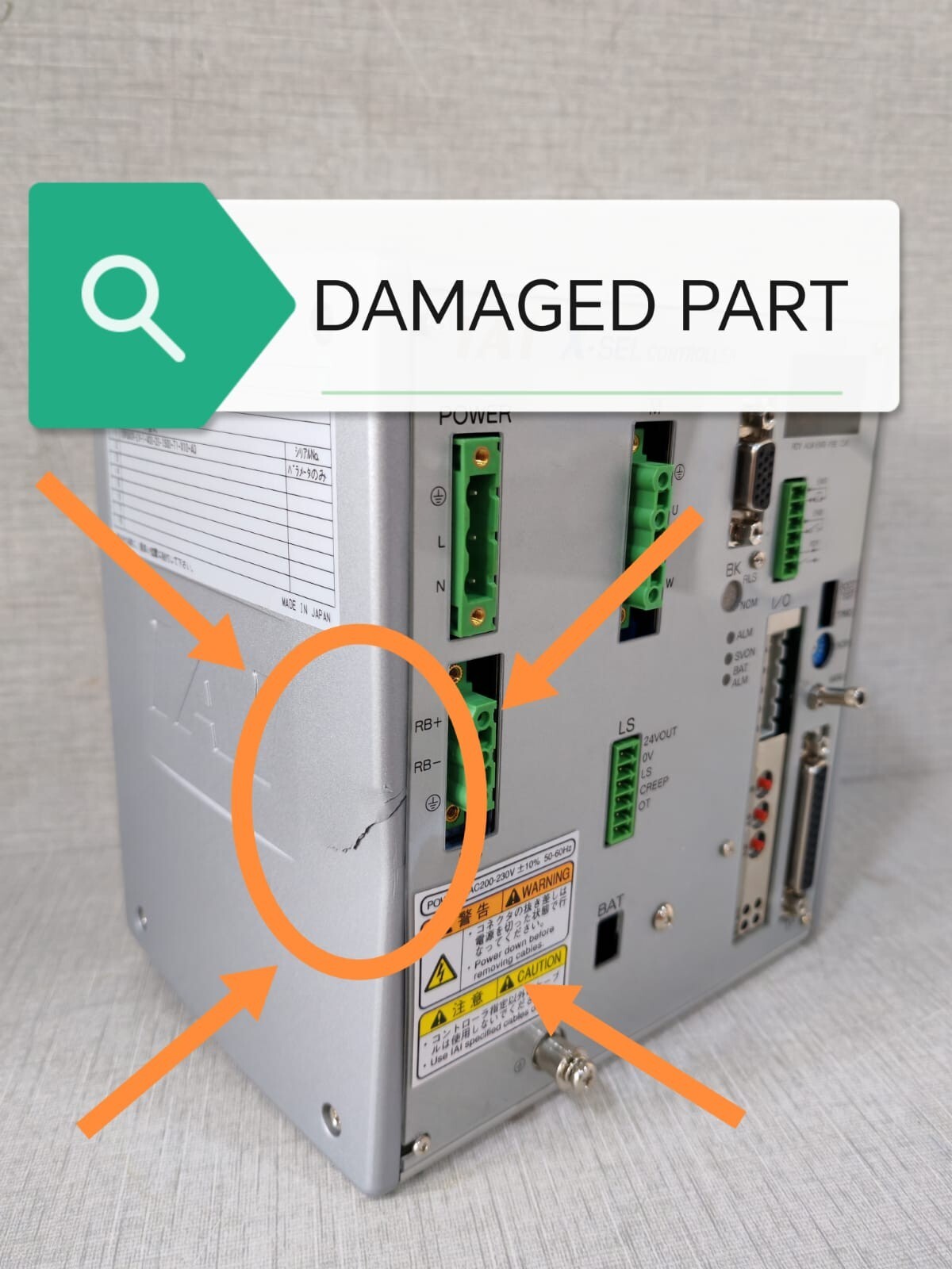 IAI X-SEL-J-1-400I-CC-EEE-0-2 IAI X-SEL-J-1-400I-CC-EEE-0-2 X-SEL CONTROLLER 8
