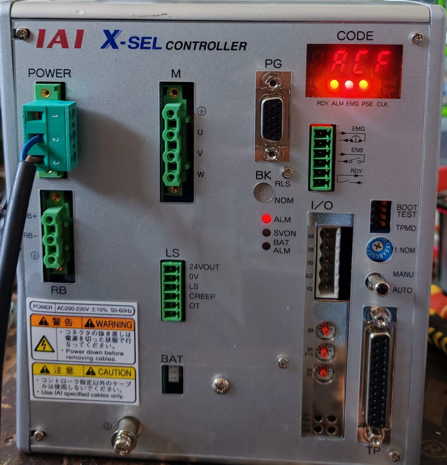 IAI X-SEL-J-1-400I-CC-EEE-0-2 X-SEL CONTROLLER