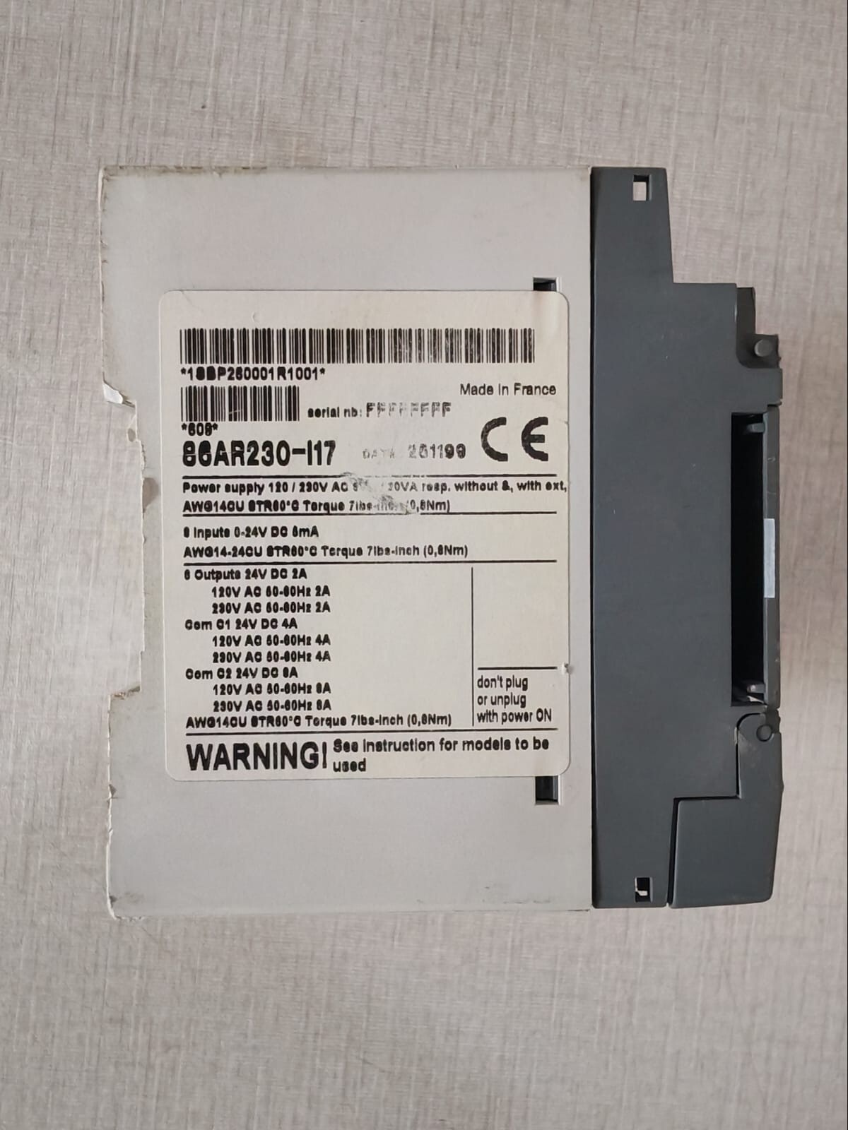 ABB 1SBP260001R1001 ABB 86AR230 "A" Series Server 1SBP260001R1001 9
