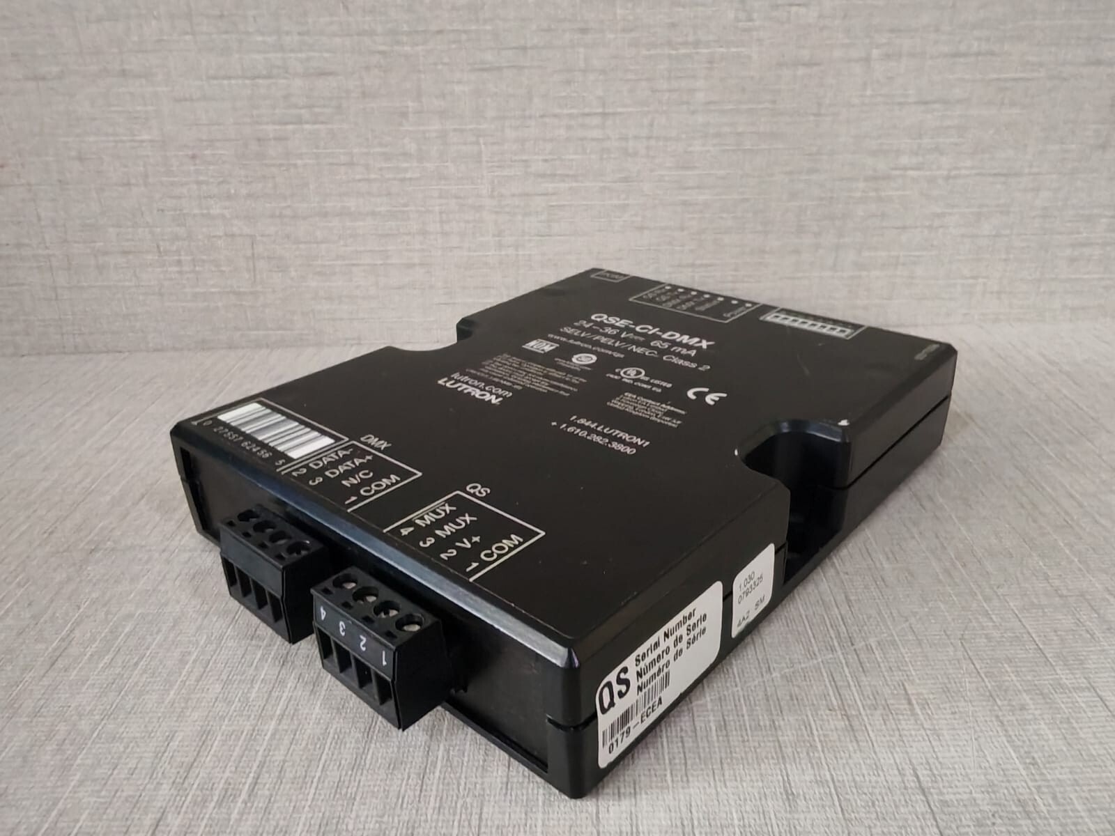 Lutron QSE-CI-DMX LUTRON QSE-CI-DMX CONTROL INTERFACE 7