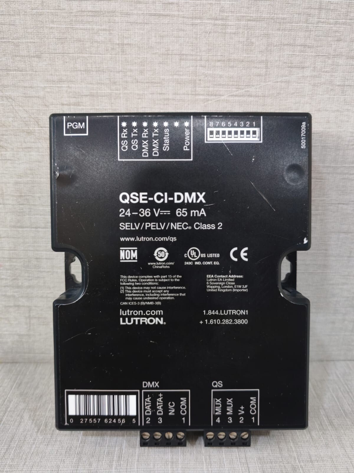 LUTRON QSE-CI-DMX CONTROL INTERFACE