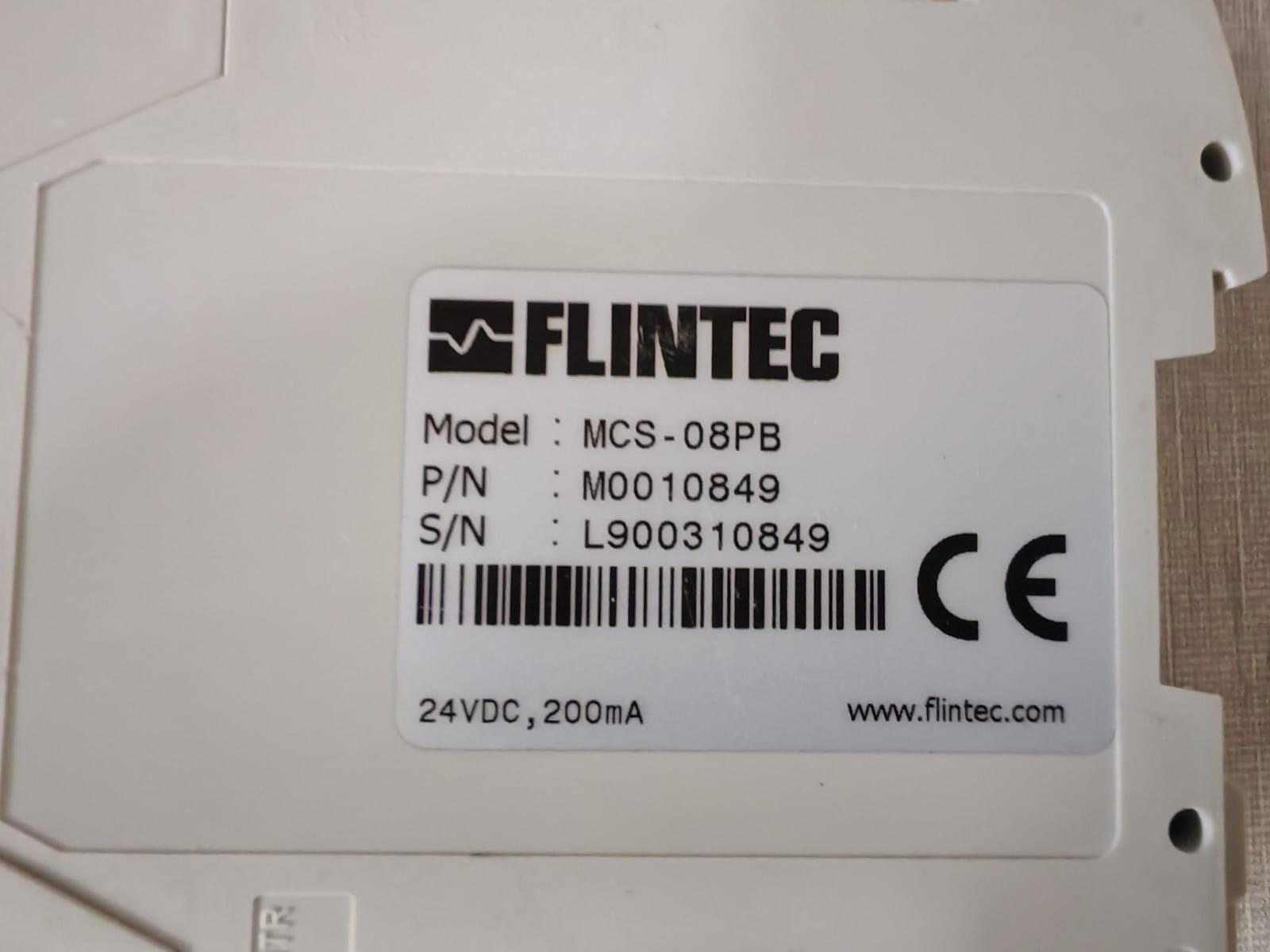FLINTEC M0010849 FLINTEC MCS-08PB Profibus Module P/n: M0010849 3