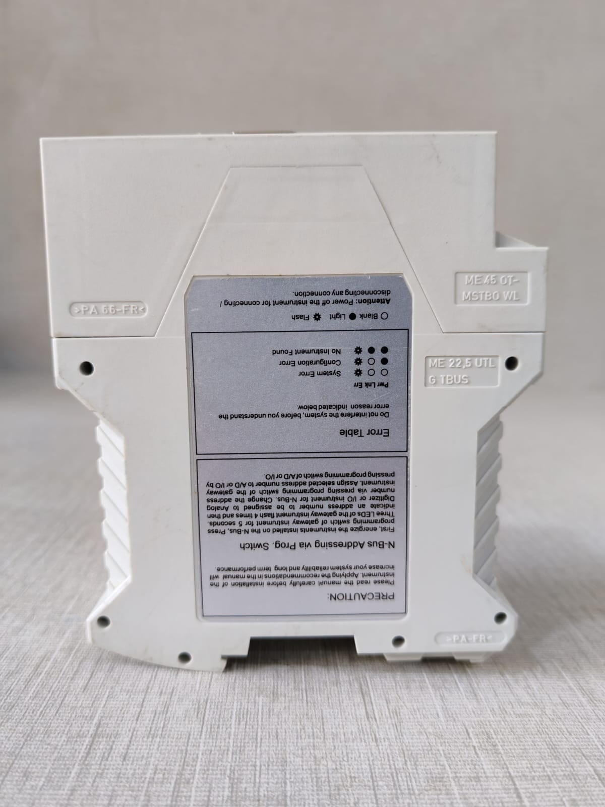 FLINTEC M0010849 FLINTEC MCS-08PB Profibus Module P/n: M0010849 5