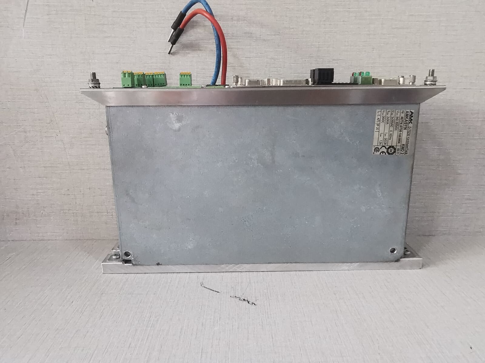 AMK D-73230 KIRCHHEIM/TECK AMK AMKASYN KWD 2 D-73230 KIRCHHEIM/TECK POWER MODULE 24VDC 8