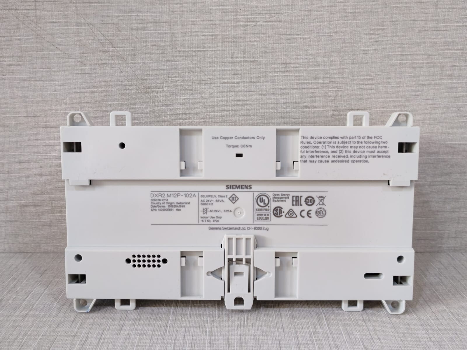 Siemens DXR2.M12P-102A SIEMENS DXR2.M12P-102A COMPACT ROOM AUTOMATION 10