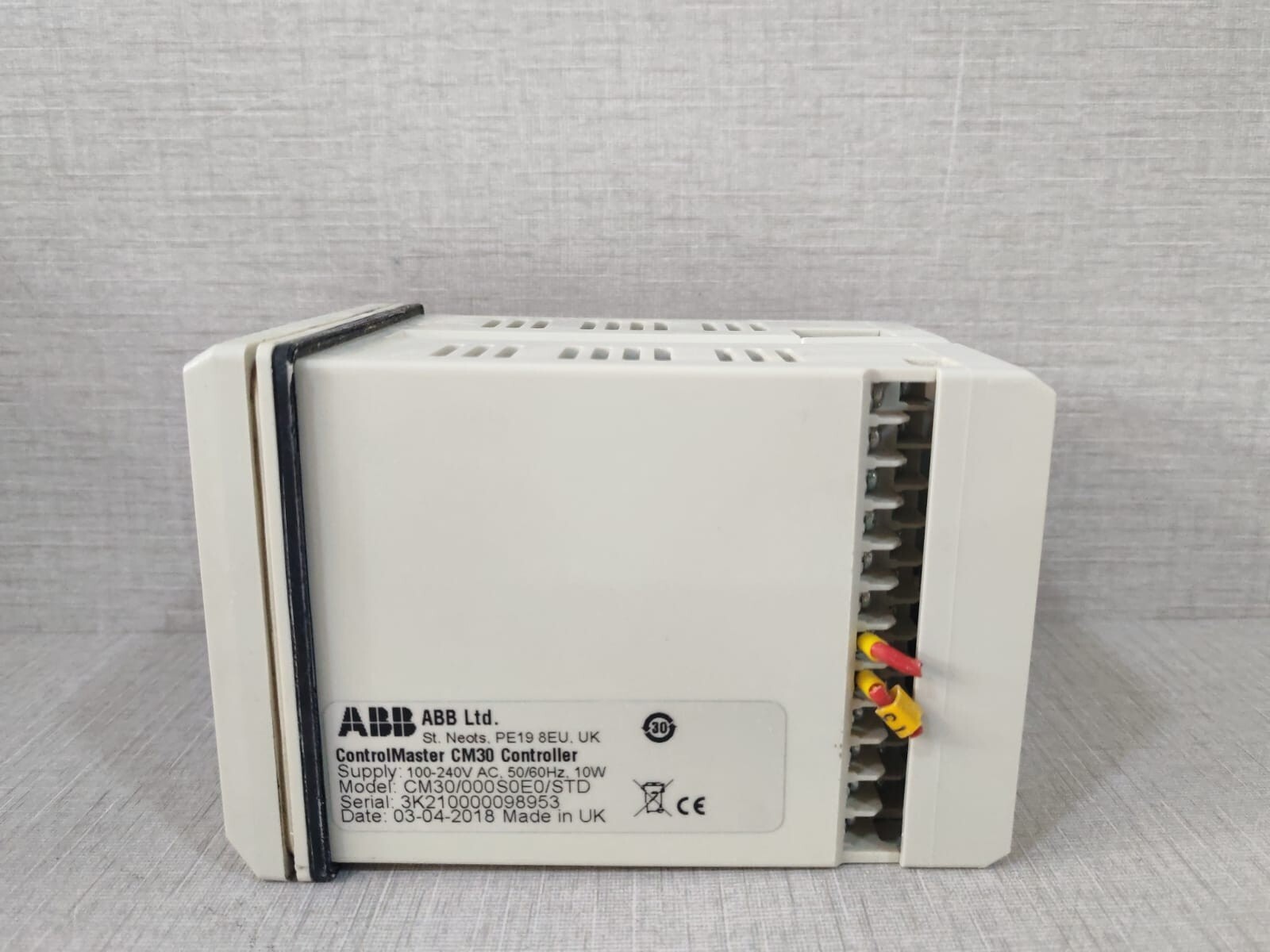 ABB CM30/000S0E0/STD ABB CM30 CONTROLMASTER UNIVERSAL PROCESS CONTROLLER CM30/000S0E0/STD 10