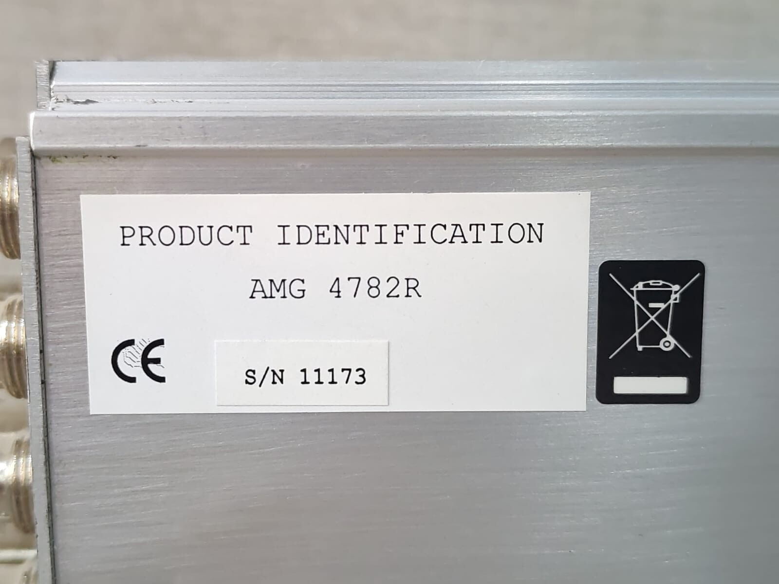 AMG 8-CHANNEL AMG 4782R 8-CHANNEL VIDEO RECIEVE UNIT 5