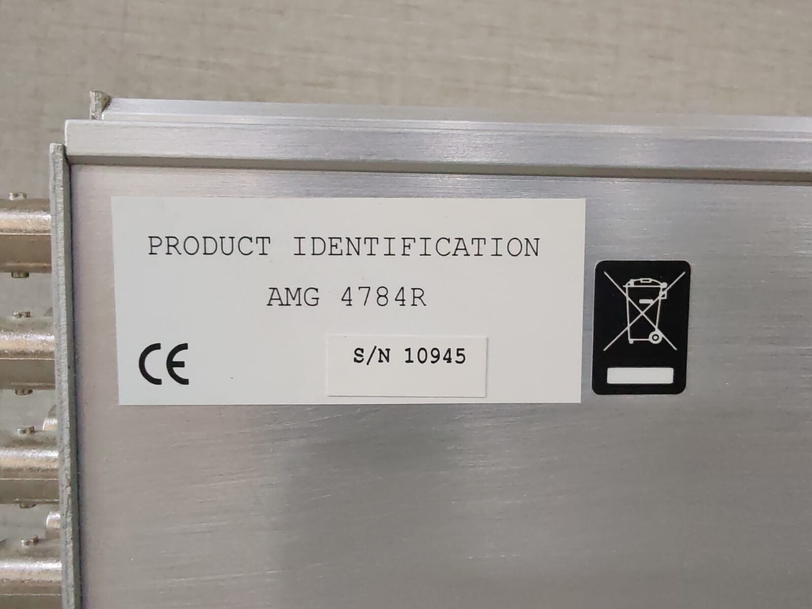 AMG 4784R AMG 4784R MULTI CHANNEL FIBRE OPTIC CCTV TRANSMISSION SOLUTION 4
