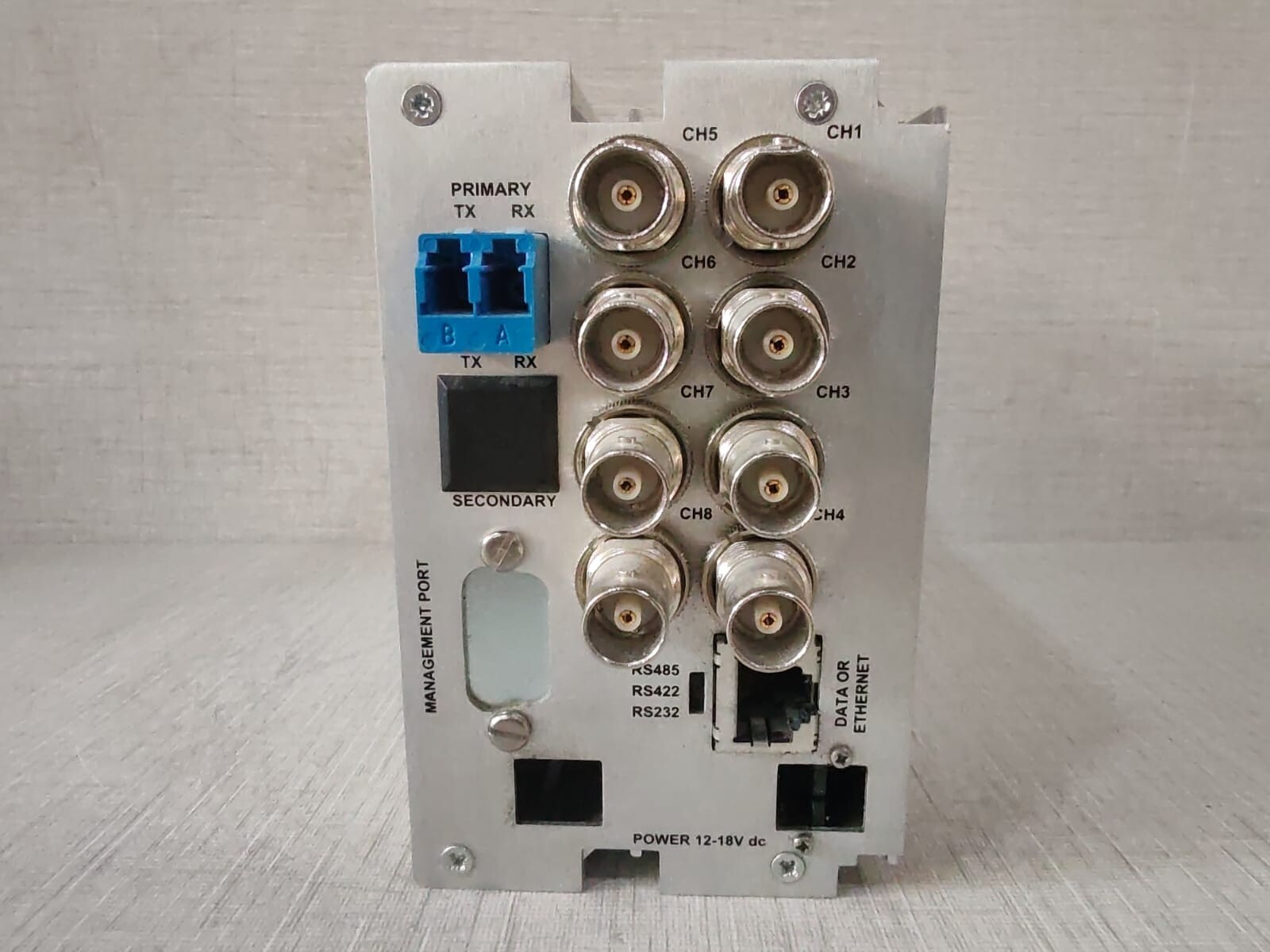 AMG 4784R AMG 4784R MULTI CHANNEL FIBRE OPTIC CCTV TRANSMISSION SOLUTION 9