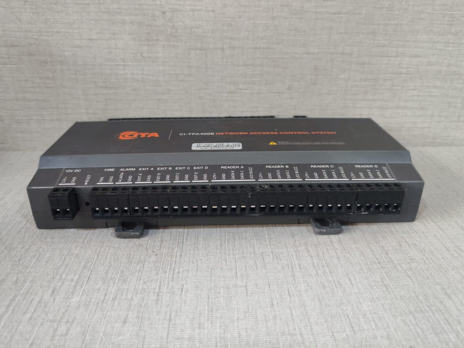ACCESS IP-192 CITA CI-TPA4008 Network Access Control System IP:192.168.0.168 4
