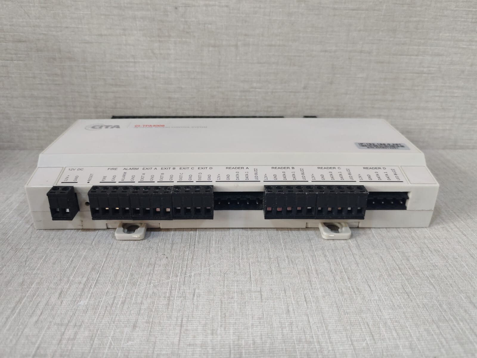 ACCESS IP-192 CITA CI-TPA4008 Network Access Control System IP:192.168.0.251 5