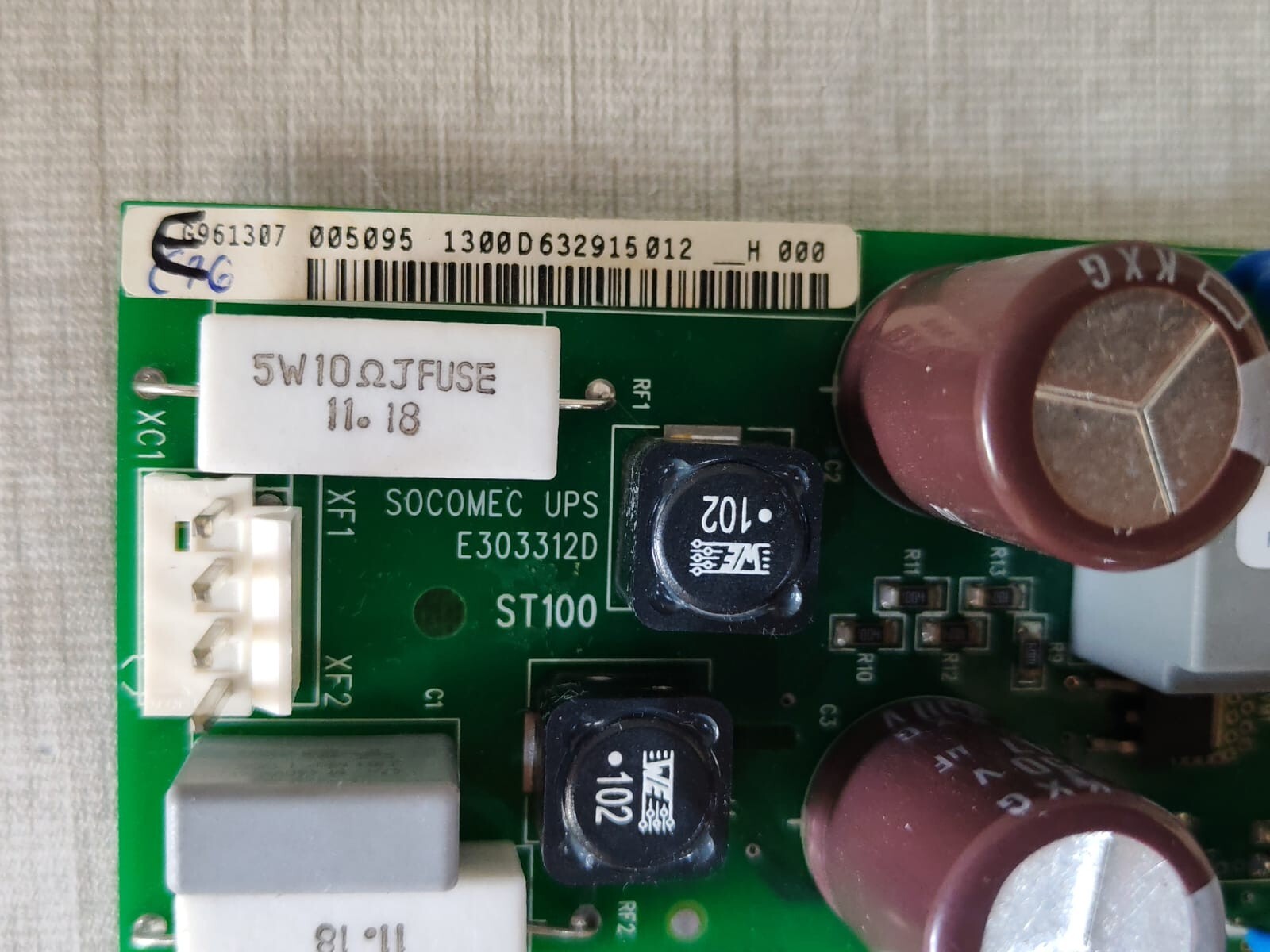 Socomec ST100 E303312D Socomec UPS ST100 E303312D PCB Card 2