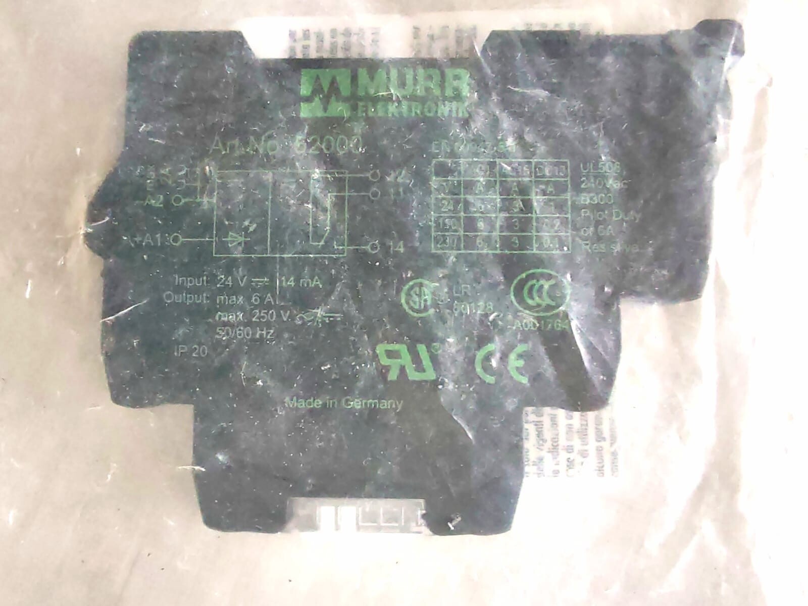 MURR ELEKTRONIK MURR MURR ELEKTRONIK 5200 RELAY 5